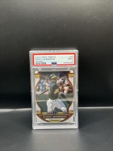 2023 Topps Tribute Rickey Henderson #/25 PSA 9