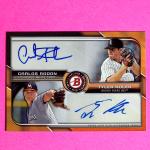 2015 Bowman Dual Autograph #/25 Rodon Kolek