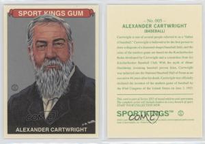 2015 Leaf Sportkings Silver Alexander Cartwright #005