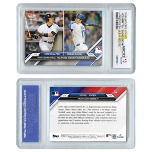 2024 Topps Now Hideki Matsui/Shohei Ohtani HR Card