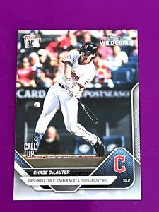 Chase DeLauter 2025 MLB Topps NOW Rookie Card