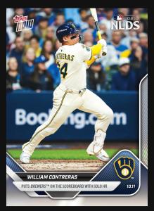 2025 Topps Now #855 William Contreras Brewers
