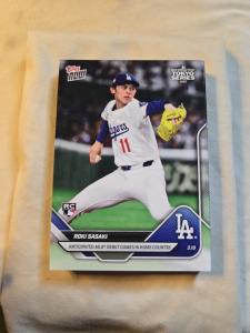 Roki Sasaki 2025 Topps Now Card 3