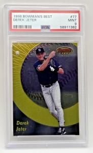 1998 Bowman’s Best Derek Jeter PSA 9 Card