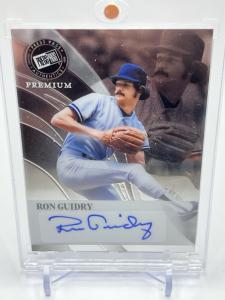 Ron Guidry Autographed Sports Card Single