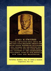 Jim O'Rourke 1964 HOF Postcard Curteichcolor