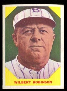 Fleer Greats Wilbert Robinson Baseball Card #33