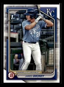 2024 Bowman Jared Dickey Kansas City Royals Lot
