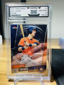 2019 Topps Finest Kyle Tucker Rookie Gem Mint