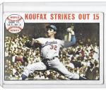 1964 Topps Sandy Koufax Baseball Card #136