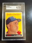 1958 Topps Duke Snider #88 Baseball Card