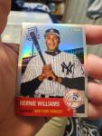 2022 Topps Chrome Bernie Williams Refractor Card