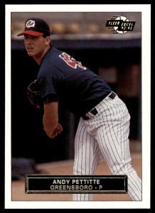 1992 Fleer Excel Andy Pettitte Rookie Card #214