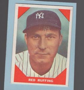 1960 Fleer Red Ruffing Yankees Card #63