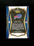 Josh Allen 2020 Panini Select Silver Disco Card