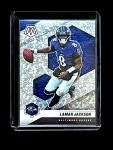 Lamar Jackson 2021 Mosaic Silver Disco Prizm Card