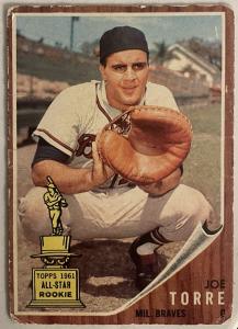 Joe Torre 1962 Topps Rookie Card #218