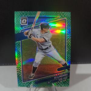 2021 Panini Donruss Optic DJ LeMahieu Green Prizm