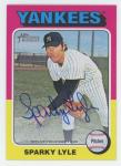 2024 Topps Heritage Sparky Lyle Yankees Auto #485