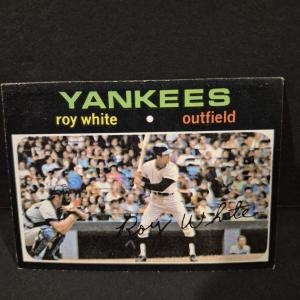 1971 Topps Roy White Baseball Card - Yankees