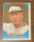 Grover Cleveland Alexander 1960 Fleer Baseball Card