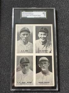 1929-30 Hack Wilson, Hornsby, Hartnett Sports Card Set