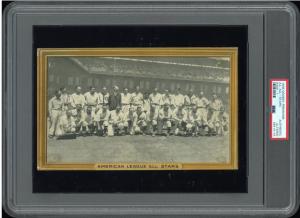 1934 Goudey AL All Stars Cards - Ruth, Gehrig, Foxx