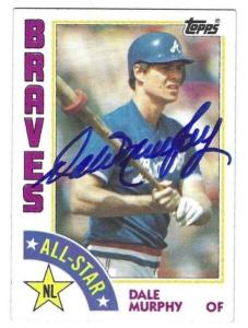 Dale Murphy Autographed 1984 Topps Braves Card