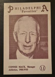 1977 Connie Mack Philadelphia Baseball Card #1