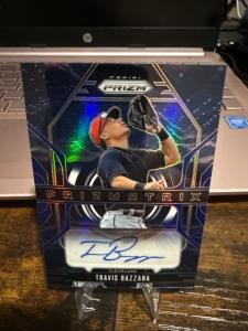 2025 Panini Prizm Travis Bazzana Blue Auto #/49