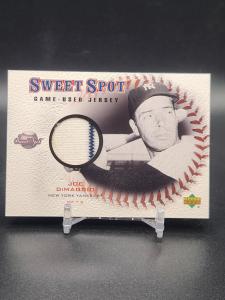 2001 Upper Deck Joe DiMaggio Jersey Patch Card