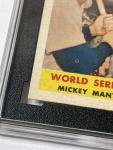 1958 Topps Mickey Mantle World Series Card