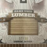 2022 Leaf Lumber Derek Jeter Bat Relic #17/30