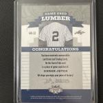 2022 Leaf Lumber Derek Jeter Bat Relic #17/30