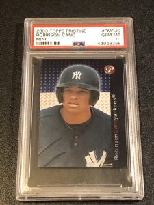 2003 Topps Pristine Robinson Cano Mini RC PSA 10