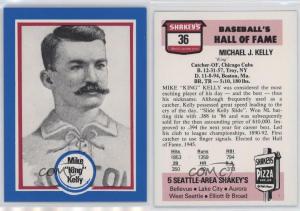 1976 Shakey's King Kelly Baseball Card #36