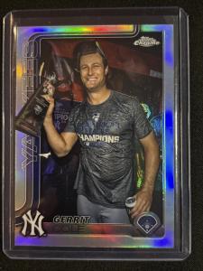 Gerrit Cole 2025 Topps Chrome Image Variation Card