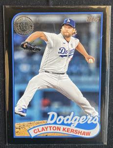 Clayton Kershaw 2024 Topps Black Border Card