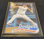 Clayton Kershaw 2024 Topps Black Border Card