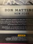 2014 Panini National Convention Don Mattingly Gold Pack