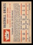 1960 Fleer Baseball Greats Complete Set Cards