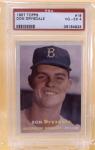 1957 Topps Don Drysdale #18 Brooklyn Dodgers Card