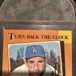 Sandy Koufax Autographed Dodgers Card