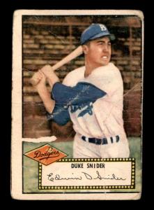 1952 Topps Duke Snider #37 Baseball Card