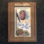 2022 Topps Allen & Ginter Bernie Williams Auto Card