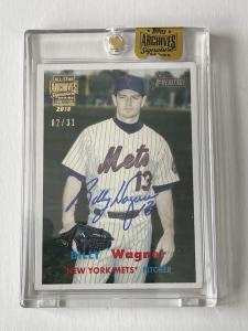 Billy Wagner 2016 Topps Heritage Auto Signed Card