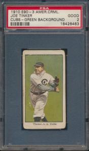 1910 Joe Tinker Cubs American Caramel Card