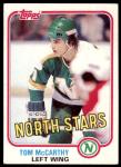 1981-82 Topps Tom McCarthy Hockey Card #108