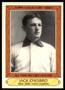 1985 Topps Jack Chesbro Baseball Card #7