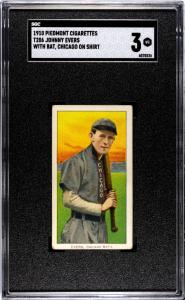 1909 T206 Johnny Evers Chicago Card SGC 3